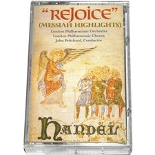 Handel Rejoice Messiah Highlights Cassette Tape 1990 PLAY TESTED