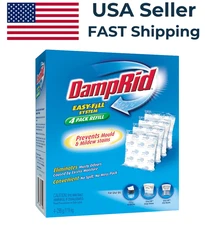 DampRid FG92 Fragrance Free Moisture Absorber Refill - 4 10.5oz. Packets