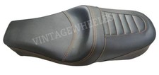 Fits For Royal Enfield Interceptor 650cc Custom Made Cushioned Dual Seat Black