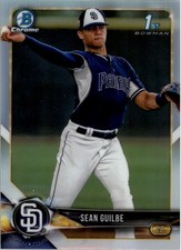 2018 Bowman Chrome Draft Refractors #BDC144 Sean Guilbe - BB