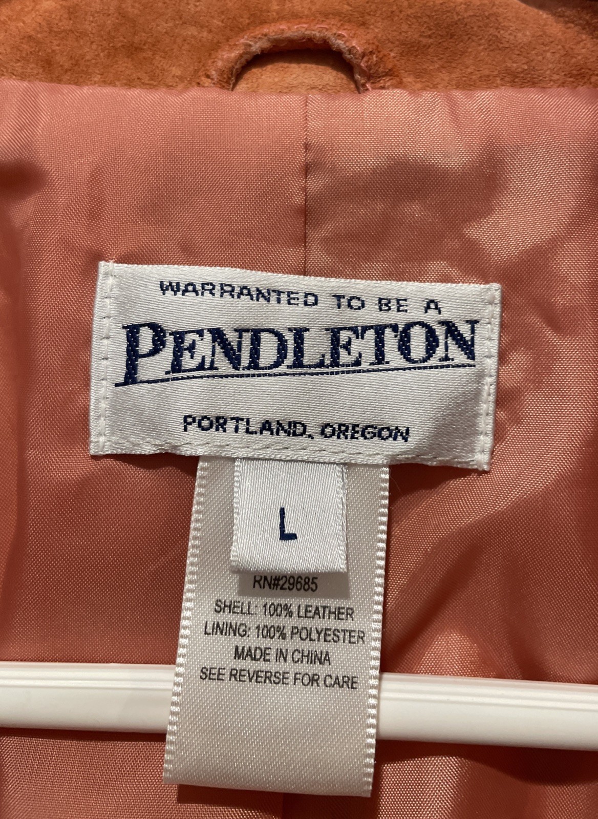 Vintage Pendleton Jacket Blazer Leather Suede Sal… - image 2