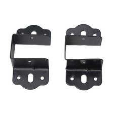 Sturdy Metal Bed Fixings with Centre Support Black Color Screw in Design