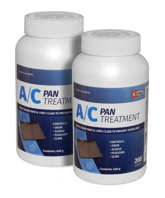 2 Pack Rectorseal Hydrex AC Drain Pan Treatment Tabs, 200 Tablets per Jar 400 TL