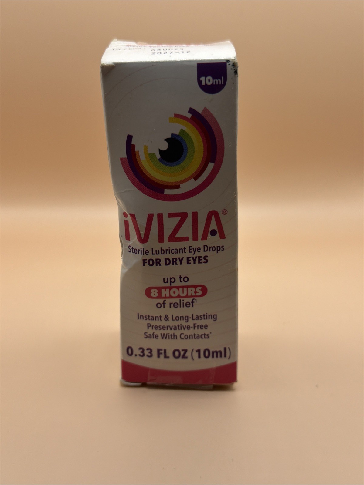 iVIZIA Sterile Lubricant Eye Drops for Dry Eyes 10 mL