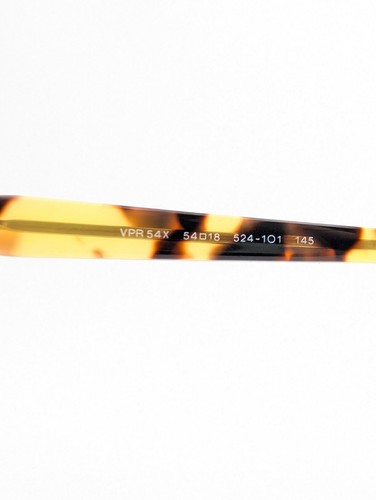 Prada Eyeglasses Frames Only, VPR 54X 524-1O1, 54-18-145, Black/Brown, Italy - Picture 13 of 17