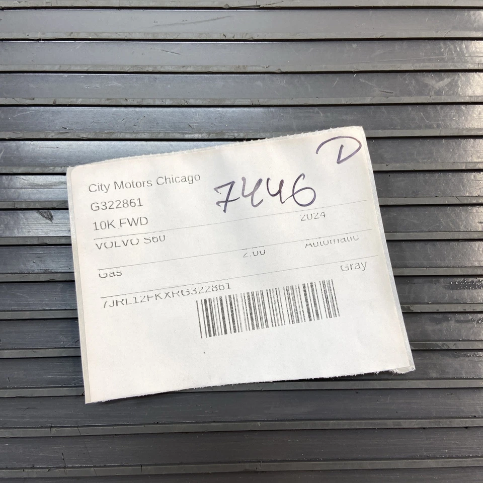 2020-2025 Volvo S60 Rear Windshield Glass Window Panel OEM Original - Imagem 2 de 4