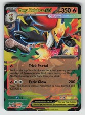 2026 Pokemon Pitch Black MEGA DELPHOX ex - Double Rare Holo Card #8/84 (2)
