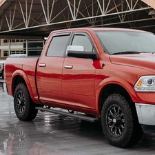 For 09-2018 Dodge Ram Crew Cab 1500 2500 In-Channel Window Visor Sun Rain US