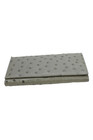 Designer Womens Ostrich Tri-Fold Snap Closure Card Wallet Gray — photo 4