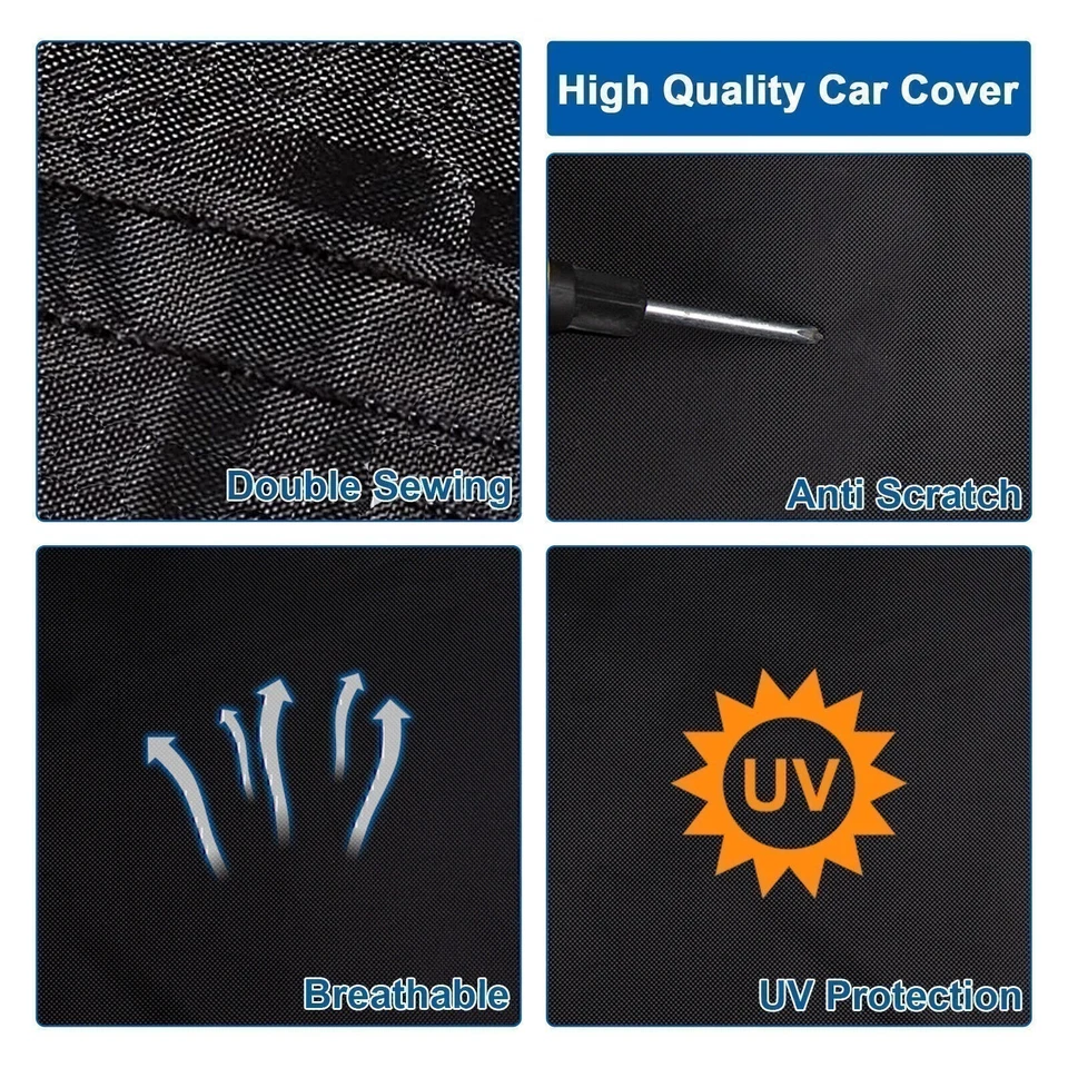 Модернизированный PEVA + хлопок полный седан автомобиля чехол водонепроницаемый открытый УФ устойчивый новый - Изображение 4 из 4