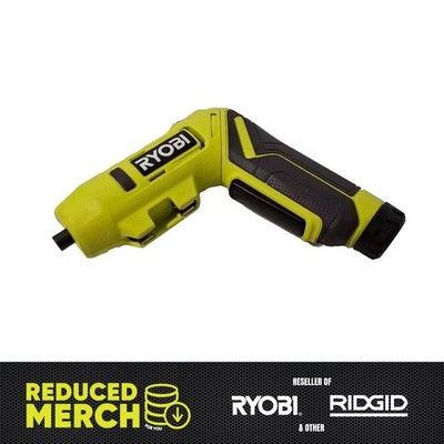 Ryobi USB 4-Volt Lithium Screwdriver With Pivoting Head FVD50