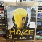 Haze Video Game Sony PlayStation 3 PS3 2008 Ubisoft w/ Manual Sci-fi Shooter - H