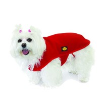 Fashion Dog Fleece-Hundemantel - Rot - 30 Cm Fleecemantel Hundemantel Hund KäLte