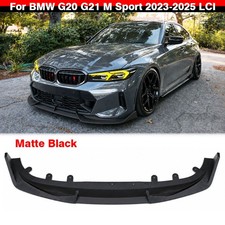 Frontspoilerlippe Matt Schwarz f�r BMW 3er G20 G21 LCI M-Paket 2023-2025