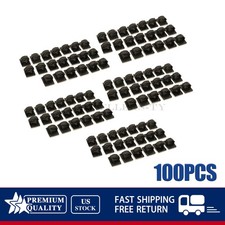 NEW 100Pcs Cable Clips Self-Adhesive Cord Wire Holder Management Organizer Clamp