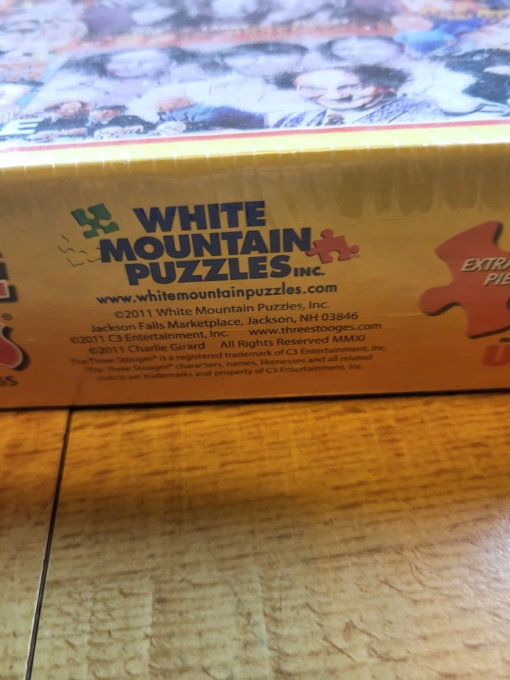 Rompecabezas Three Stooges White Mountain 1000 piezas 876S de Charlie Girard Foto 2 de 4