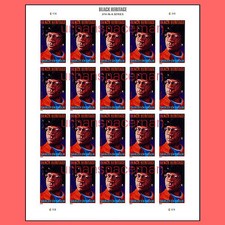 4856a Shirley Chisholm Black Heritage Imperf Pane of 20 No Die Cuts