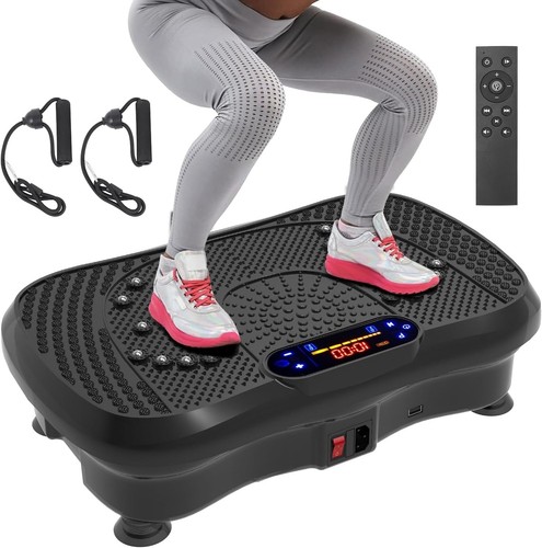 Vibration Plate Exercise Machine, Vibration Plate with Bluetooth and LED Display - Picture 7 of 8