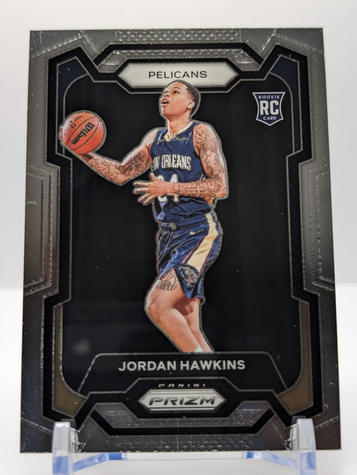 2023-24 Panini Prizm Jordan Hawkins Base Rookie RC #130 New Orleans Pelicans