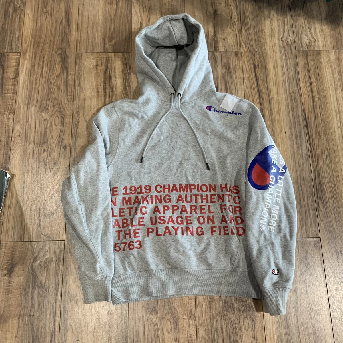 Champion Hoodie Sweatshirt Size Men s Medium eBay