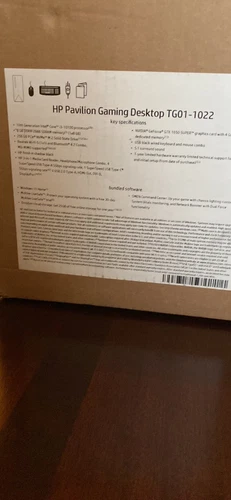hp pavilion gaming desktop tg01