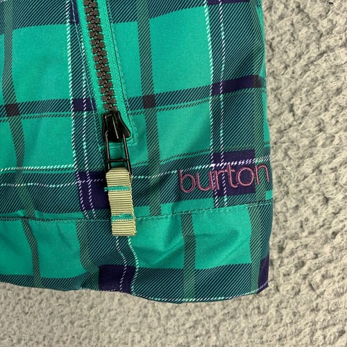 Burton Jacket Womens Small Green Dryride White Collection Snowboard Ski Mountain - Picture 6 of 17