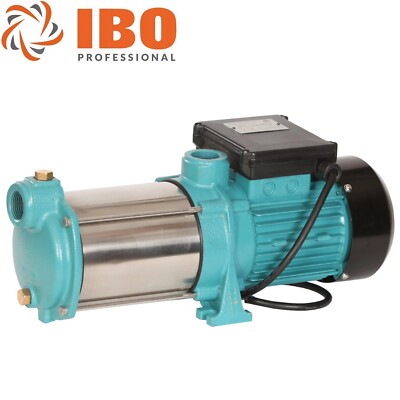 Kreiselpumpe f Hauswasserwerk Gartenpumpe IBO MHI 1300 INOX Watt 6000L/H  5,5bar