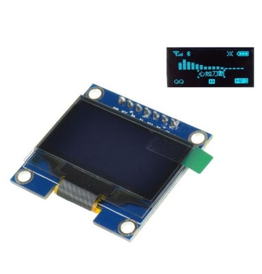 1PCS 1.3'' Blue SPI Serial 128x64 OLED LCD Display Screen Module For Arduino