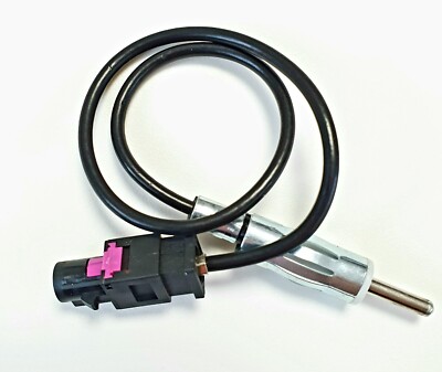 Antennenadapter Fakra (M) auf DIN 150 OHM für Audi BMW Citroen Seat Skoda VW