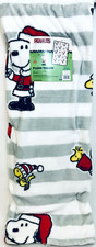 Jay Franco Sons Peanuts Christmas Snoopy Woodstock Plush Throw 50" X 70"