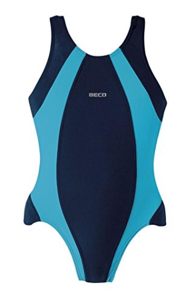 (TG. 152) Beco Aqua Costume da Bagno per Bambina, Bambini, Badeanzug-Basics, Blu