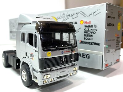 RARE RETIRED ELIGOR MERCEDES BENZ AMG DTM BERLIN 2000 TRANSPORTER TRUCK  1/43