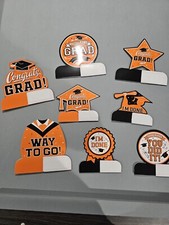 8PCS Graduation Party Decorations Congrats Grad Table Centerpiece