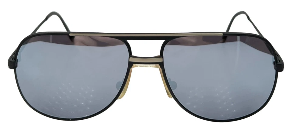 Gafas de sol vintage Marcolin 900 negras grises de metal piloto Italia con lentes nuevas Foto 3 de 4