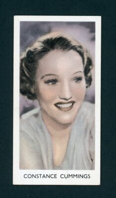 Constance Cummings 1939 Abdulla & Co Screen Stars Tobacco Card #5