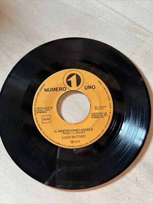 Lucio Battisti Unser lieber Engel / Der Kirschhügel für Juke Box 1973
