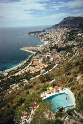 Roquebrune-Cap-Martin Original Slim Aarons C Druck Archiv gestempelt 12x16  Zoll