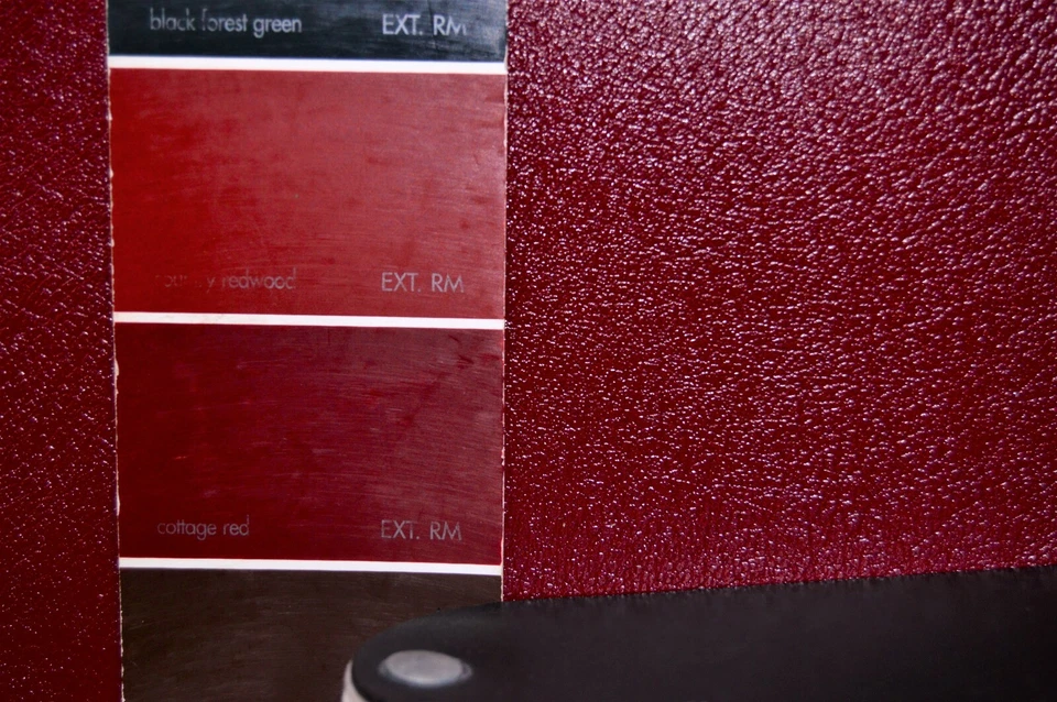 Carteras encuadernadas 100 pies cuadrados finas de cuero de cerdo borgoña piel ocultar le3aa / rb1b Foto 2 de 4