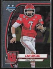 2024 Bowman University Chrome 36 Cam Rising Utah Utes Football Card