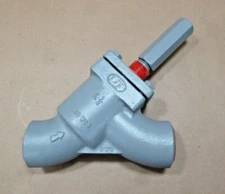 USGi Mil-Spec 2-1/2"  Butt Weld Y Stop Check Valve - 400 WOG - Made in USA