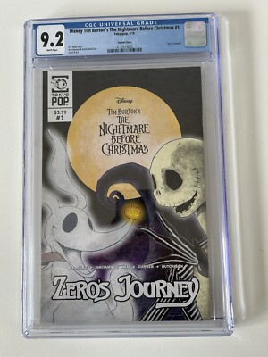 Disney Nightmare Before Christmas Graded Comic Zero s Journey CGC 9.2 Rare 