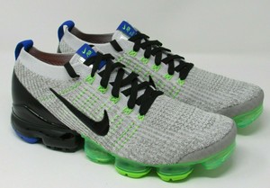 nike air vapormax flyknit 3 grey and green