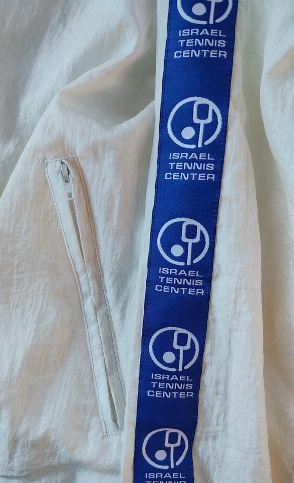 Винтажный 80-х Израиль теннис центр ветровка мужской размер XL - Изображение 4 из 4