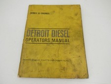 Detroit Diesel Series 53 Engines Operators Manual 1969