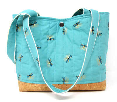Firefly Purse Tote Bag Handmade Lightning Bugs Handmade USA Lightweight