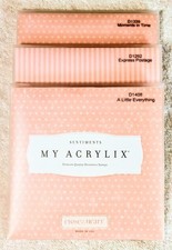 New Set of 3 Close To My Heart My Acrylix Stamp Sets