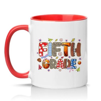 Fünfte Klasse Unisex 11 Unzen Keramiktasse 5. Klasse Schüler Schulanfang Geschenk