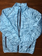 LL Bean Girls Lightweight Puffy Jacket Size Medium 10 -12 Blue