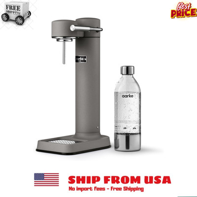 aarke Carbonator III Premium Carbonator-Sparkling & Seltzer Water Maker - Grey