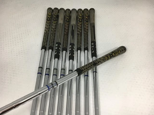 Ping EYE2 Stainless Iron Set 3-9,P,S RH Original Steel UNI Flex Red Dot 9pc 2702 - Image 3 of 4
